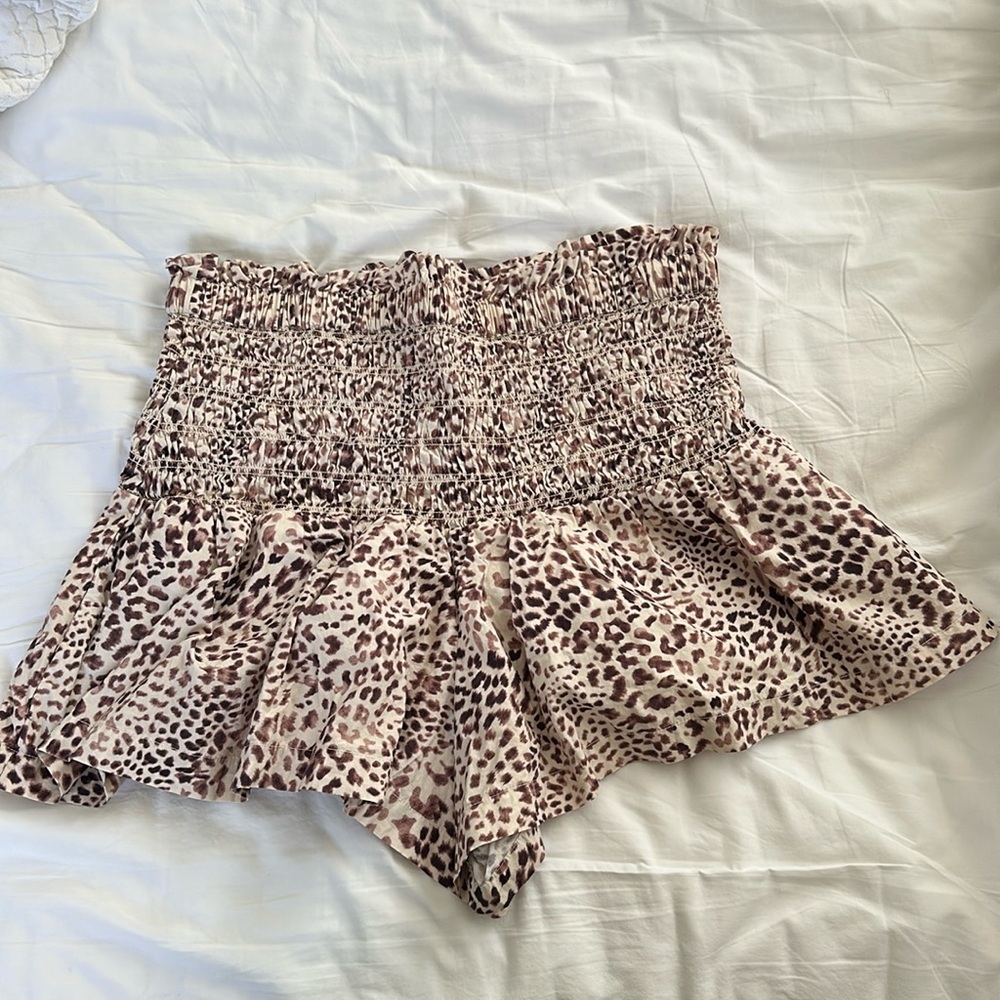 Smocked Waist Shorts M-L